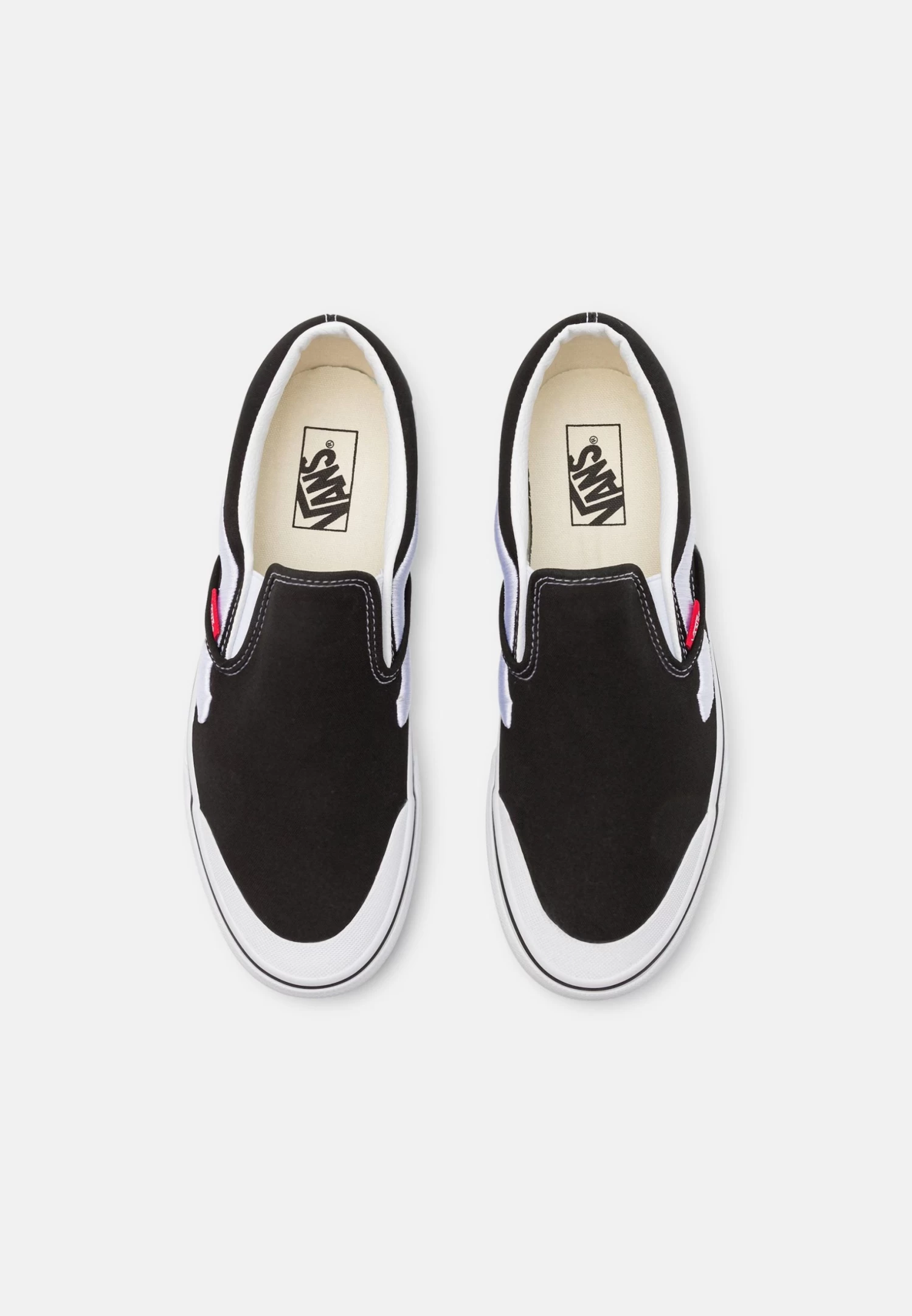 Vans Classic Slip-On Unisex - Sneakers Laag - Black/True White 4 Vans Classic Slip-On Unisex - Sneakers Laag - Black/True White - Afbeelding 4