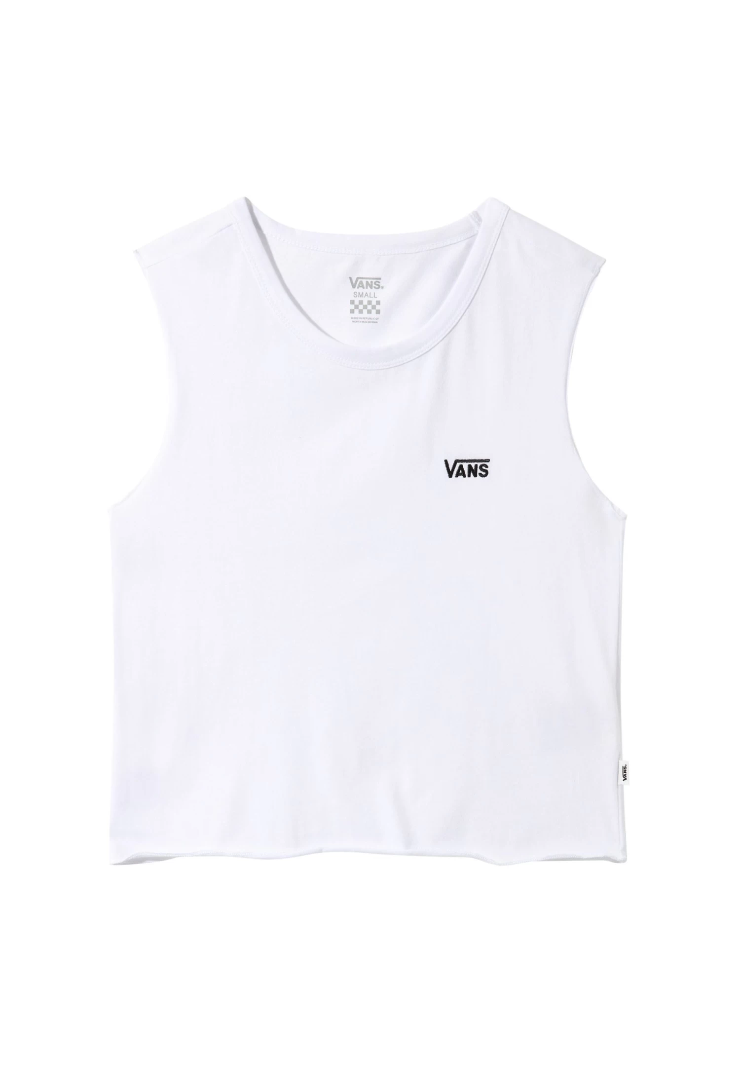 Vans Wm Junior V Muscle Crop - Top - White 2 Vans Wm Junior V Muscle Crop - Top - White - Afbeelding 2
