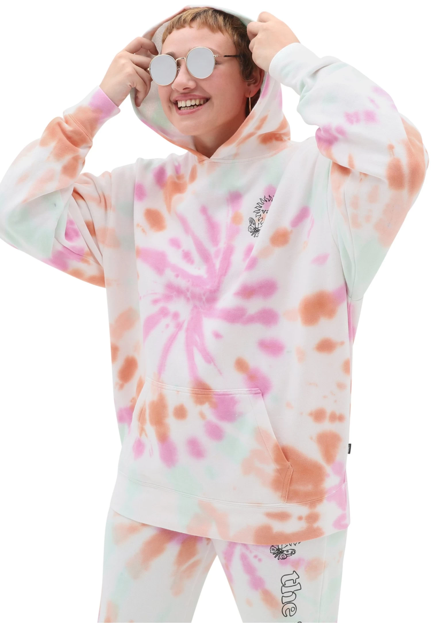 Vans Resort Wash Os- Hoodie - White 1 Vans Resort Wash Os- Hoodie - White