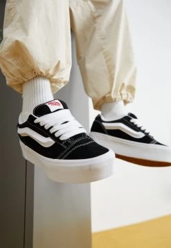Vans Knu Stack - Skateschoenen - Black/True White -Kleding Verkoop 1146e3446c28410d958df692fb4b1732