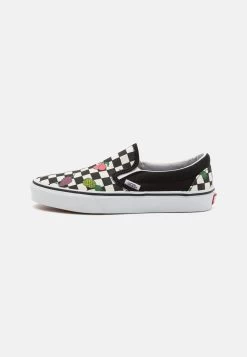 Vans Classic Slip On - Instappers - Black/White -Kleding Verkoop 17b8cfabacbd4cb5bd283637b03928e9