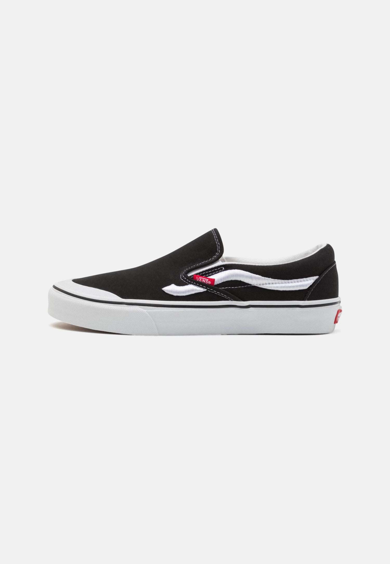 Vans Classic Slip-On Unisex - Sneakers Laag - Black/True White 1 Vans Classic Slip-On Unisex - Sneakers Laag - Black/True White