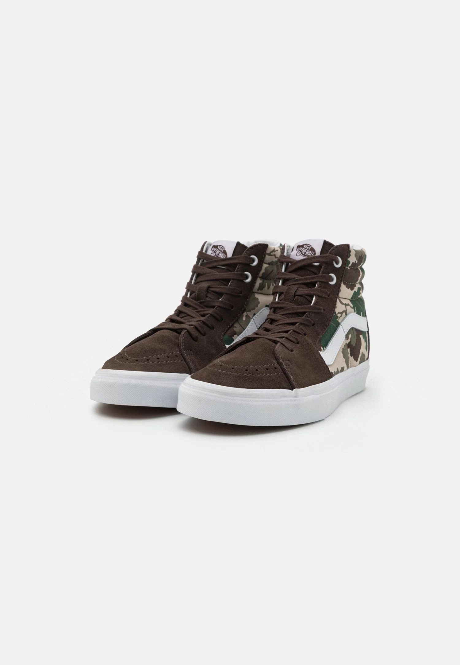 Vans Sk-Hi - Sneakers Hoog - Dark Brown/Multi-Coloured/White 2 Vans Sk-Hi - Sneakers Hoog - Dark Brown/Multi-Coloured/White - Afbeelding 2