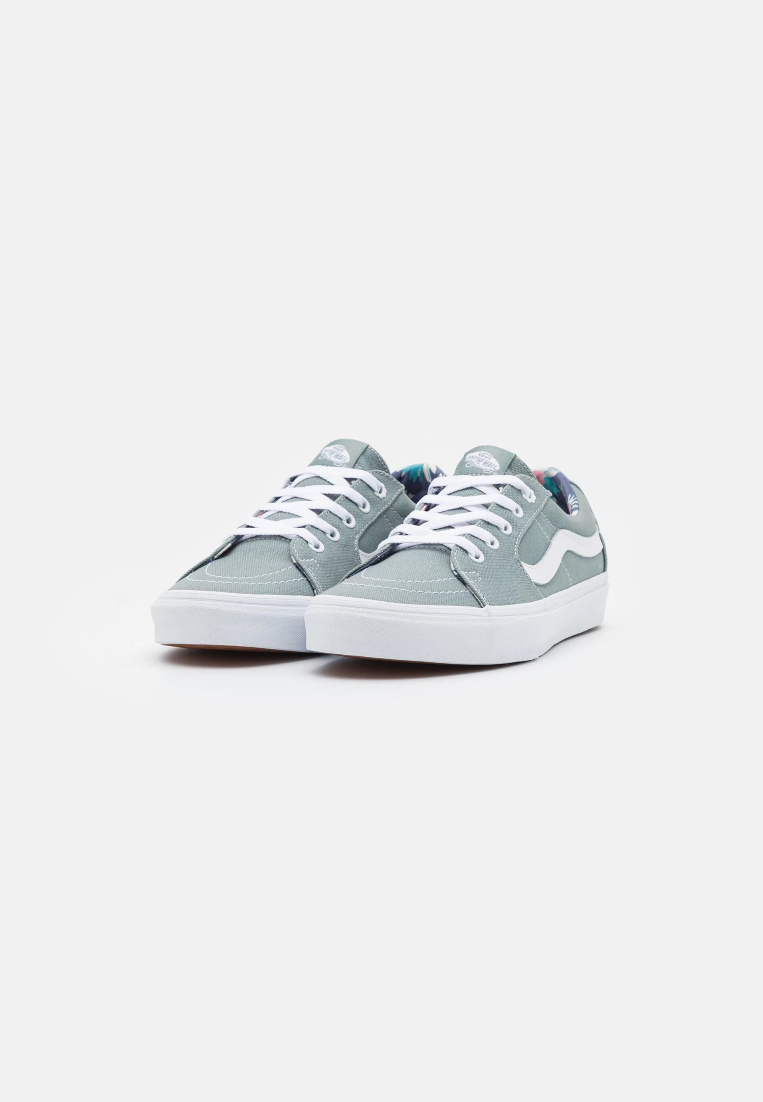 Vans Sk8-Low Unisex - Sneakers Laag - Green Milieu/True White 2 Vans Sk8-Low Unisex - Sneakers Laag - Green Milieu/True White - Afbeelding 2