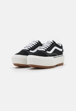 Vans Old Skool Stacked - Sneakers Laag - Black/Blanc -Kleding Verkoop 2736b85a361240b3a79d3bc016291062