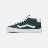 Vans Mid Skool 37 Unisex - Sneakers Hoog - Darkest Spruce/True White