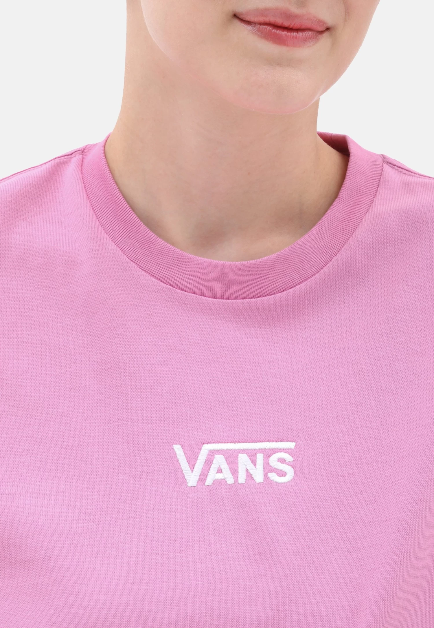 Vans Wm Center Vee- Jurk - Medium Pink 3 Vans Wm Center Vee- Jurk - Medium Pink - Afbeelding 3