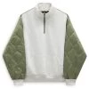 Vans Peake Mock Half Zip - Sweater Met Rits - Oatmeal Heather