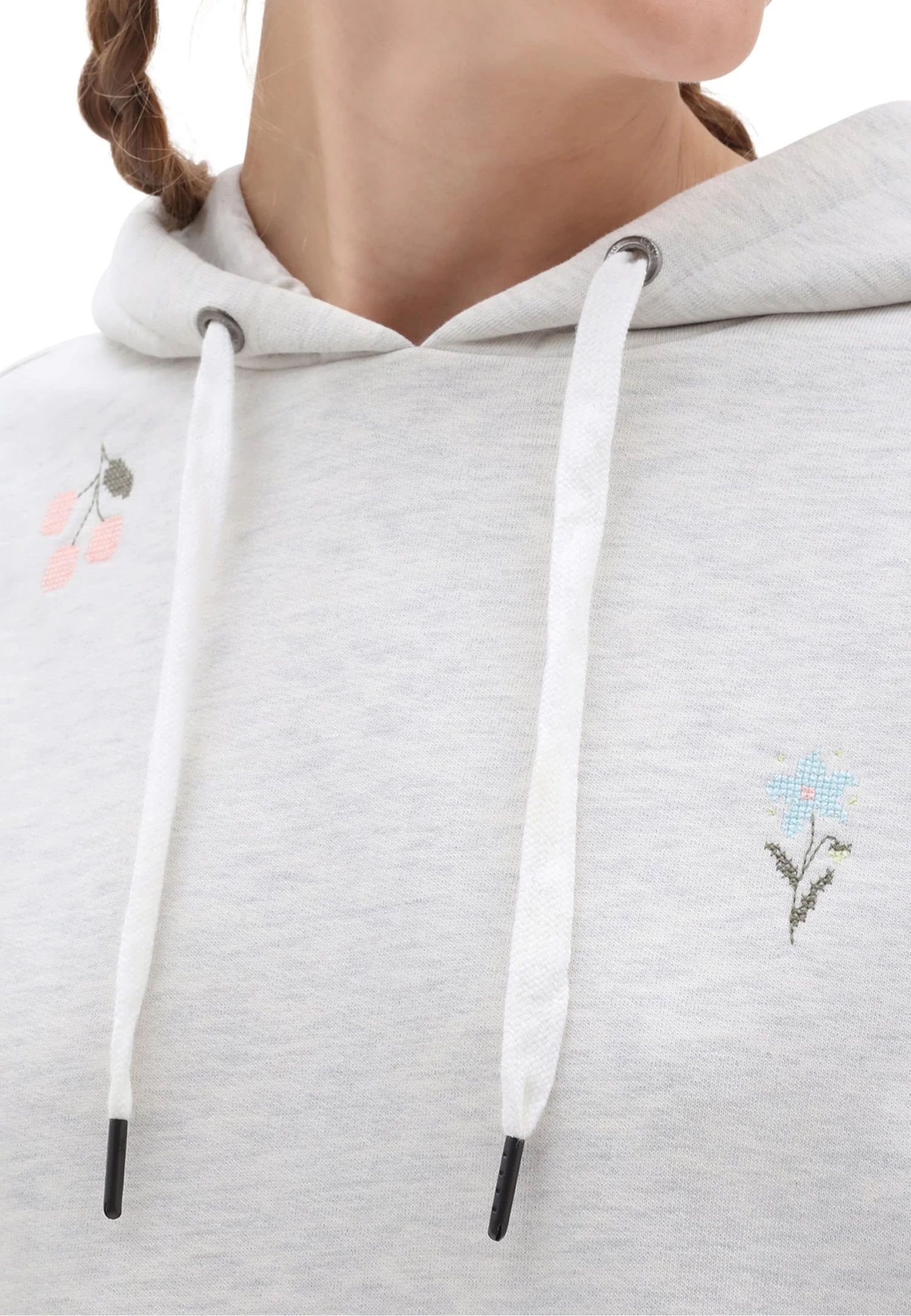 Vans Micro Ditsy- Hoodie - Dark Beige 2 Vans Micro Ditsy- Hoodie - Dark Beige - Afbeelding 2