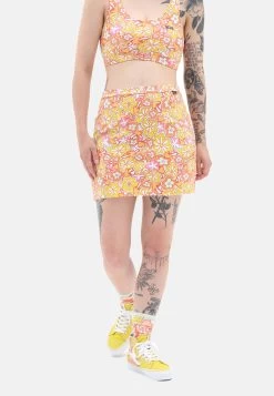 Vans Resort Floral - Minirok - Medium Orange