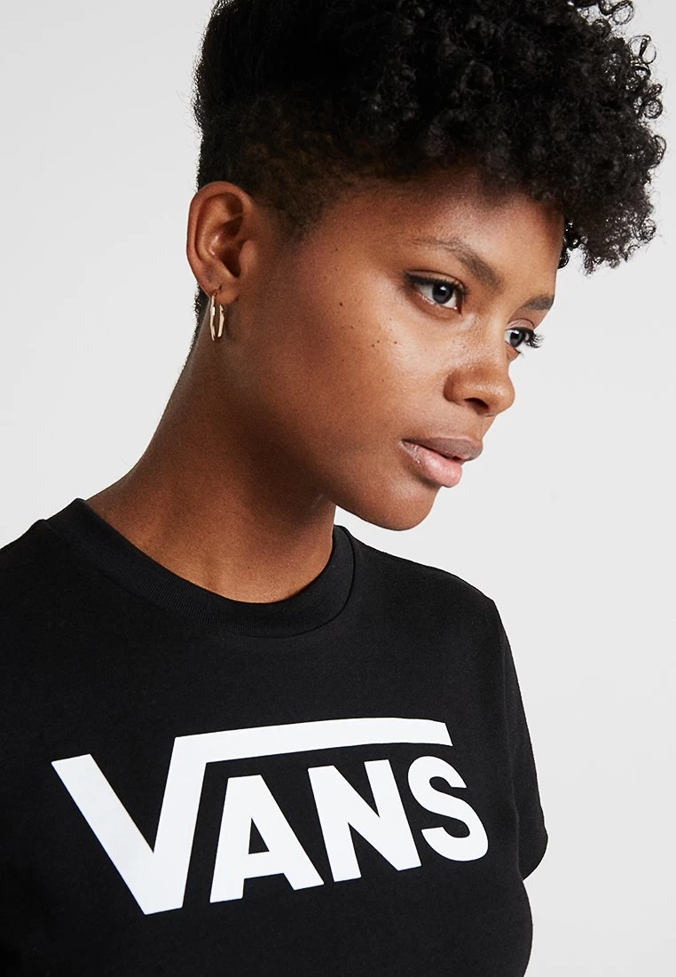 Vans Flying V Crew- T-Shirt Print - Black 5 Vans Flying V Crew- T-Shirt Print - Black - Afbeelding 5