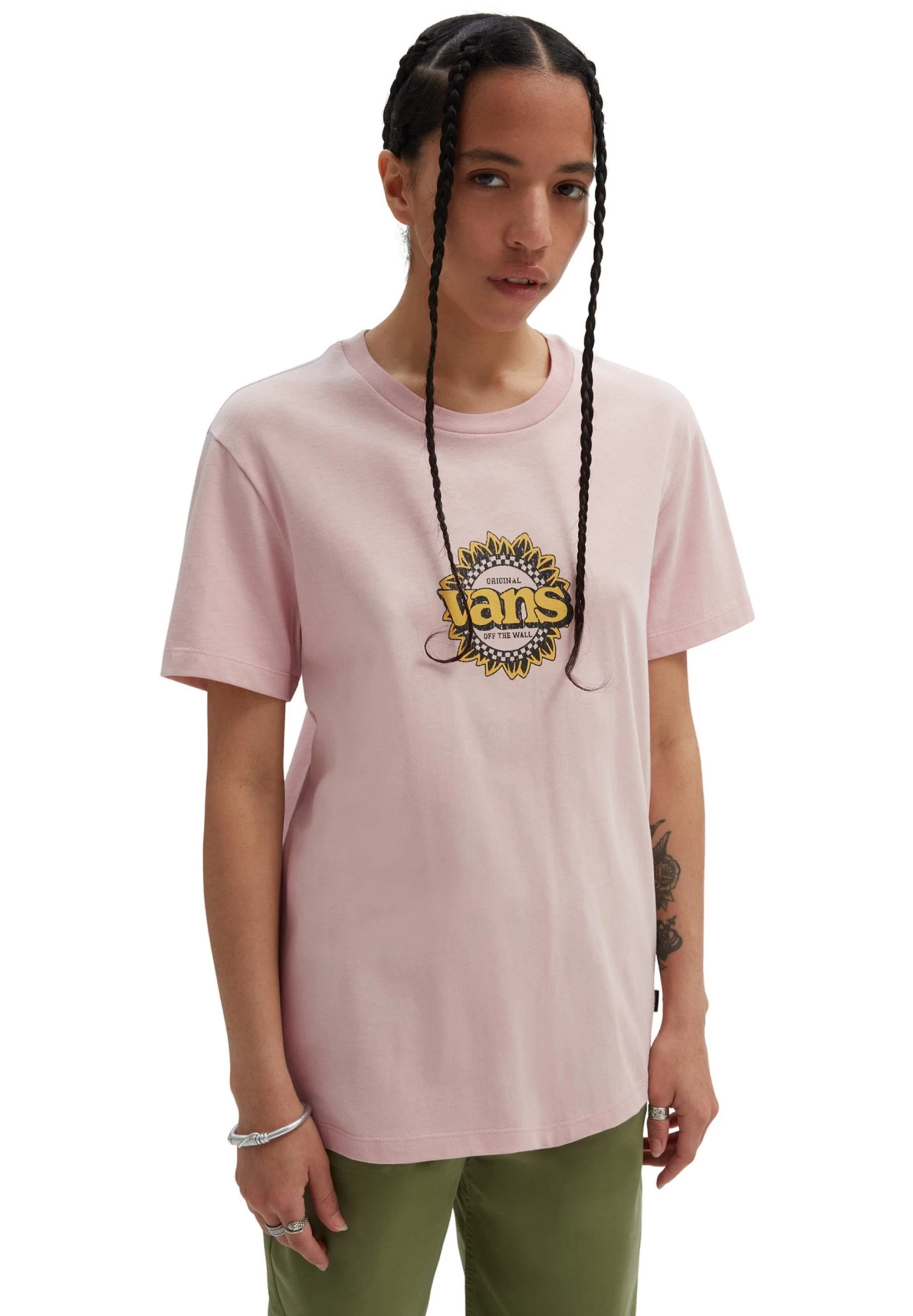 Vans Sanctuary Bff - T-Shirt Print - Rose Smoke 1 Vans Sanctuary Bff - T-Shirt Print - Rose Smoke