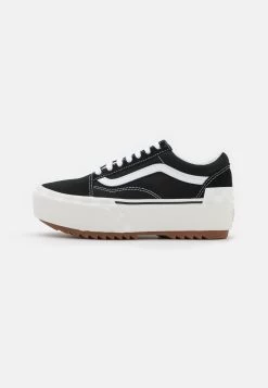 Vans Old Skool Stacked - Sneakers Laag - Black/Blanc -Kleding Verkoop 53926eb9d9e941daa30b9f2a8357ed97