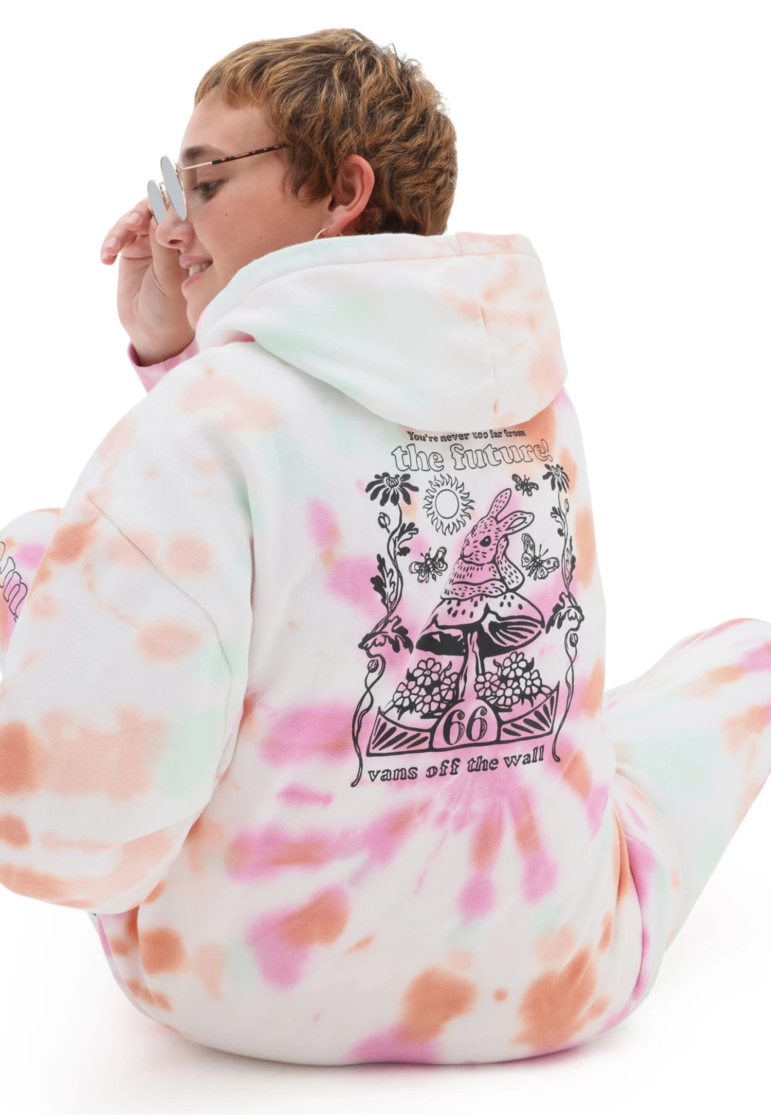 Vans Resort Wash Os- Hoodie - White 3 Vans Resort Wash Os- Hoodie - White - Afbeelding 3