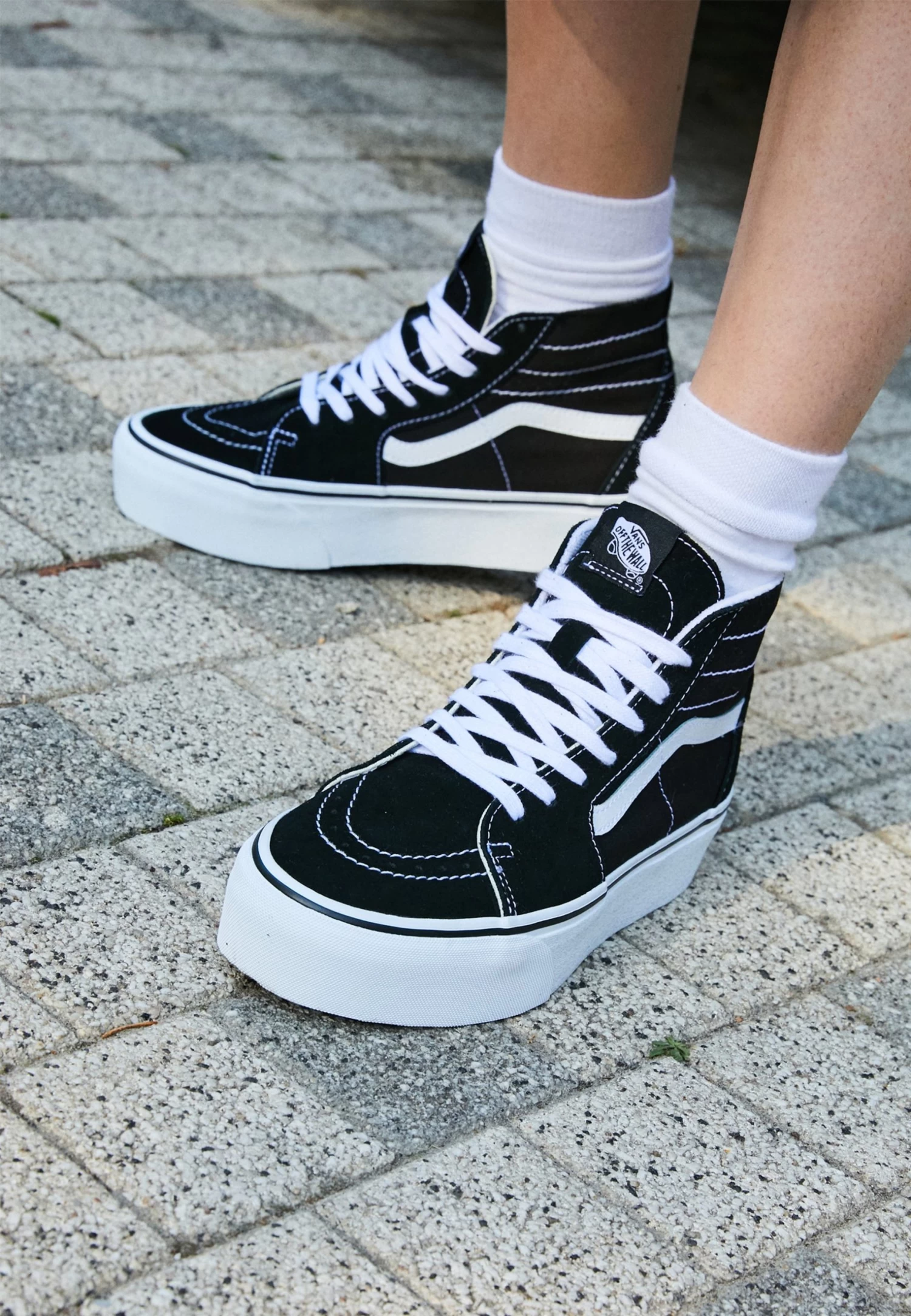 Vans Stackform - Sneakers Hoog - Black/True White 2 Vans Stackform - Sneakers Hoog - Black/True White - Afbeelding 2