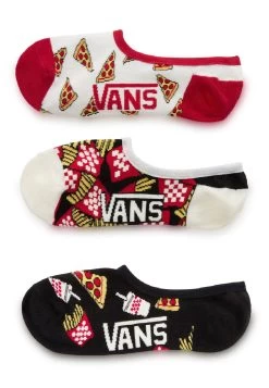 Vans Pizza Party Canoodle 3Pk - Enkelsokken - Marshmallow