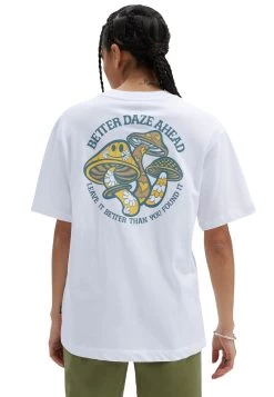 Vans T-Shirt Print - White -Kleding Verkoop 59a2f9013331440daeb3494aa6a56657