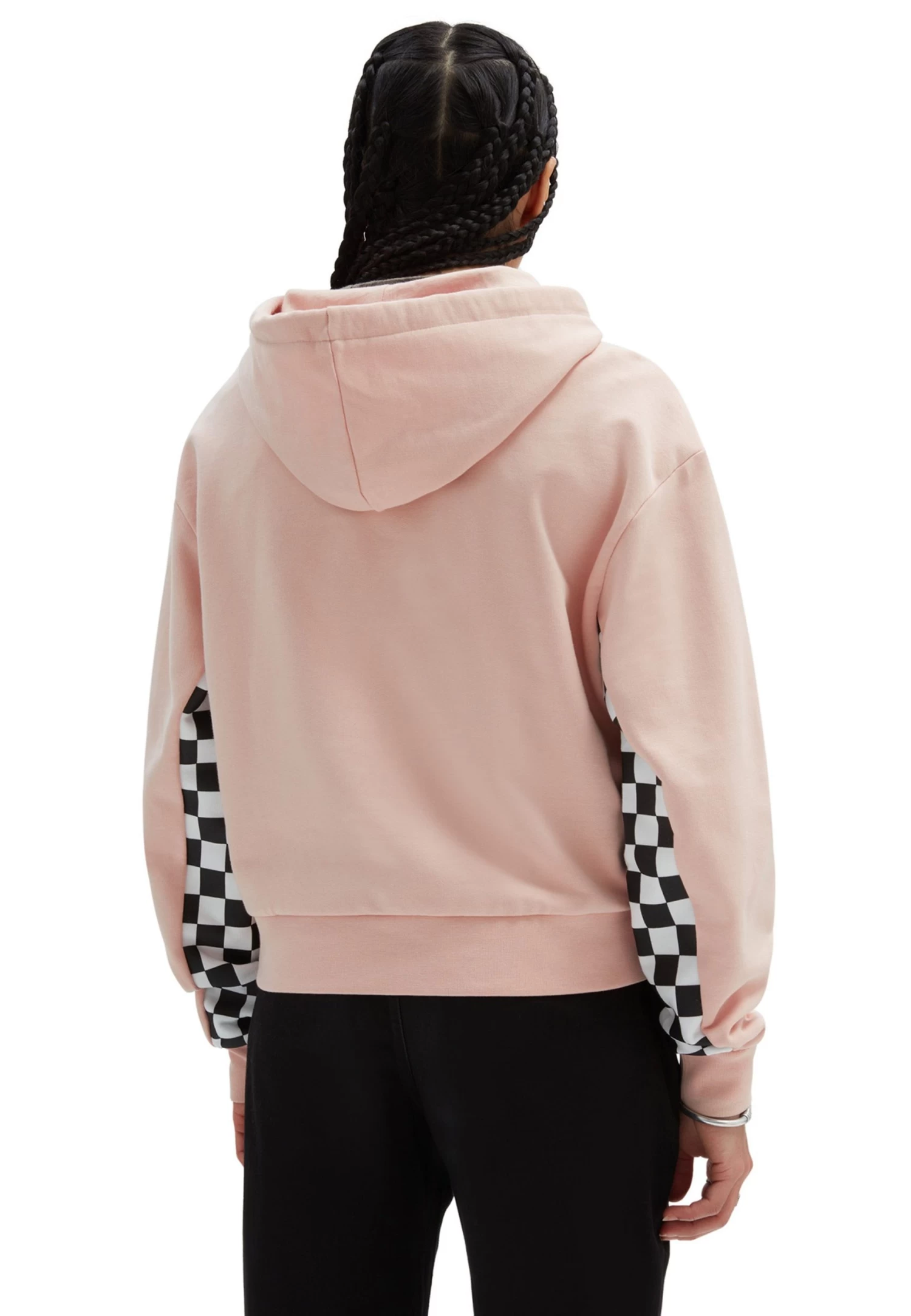 Vans Boom Boom Check It- Hoodie - Rose Smoke 2 Vans Boom Boom Check It- Hoodie - Rose Smoke - Afbeelding 2