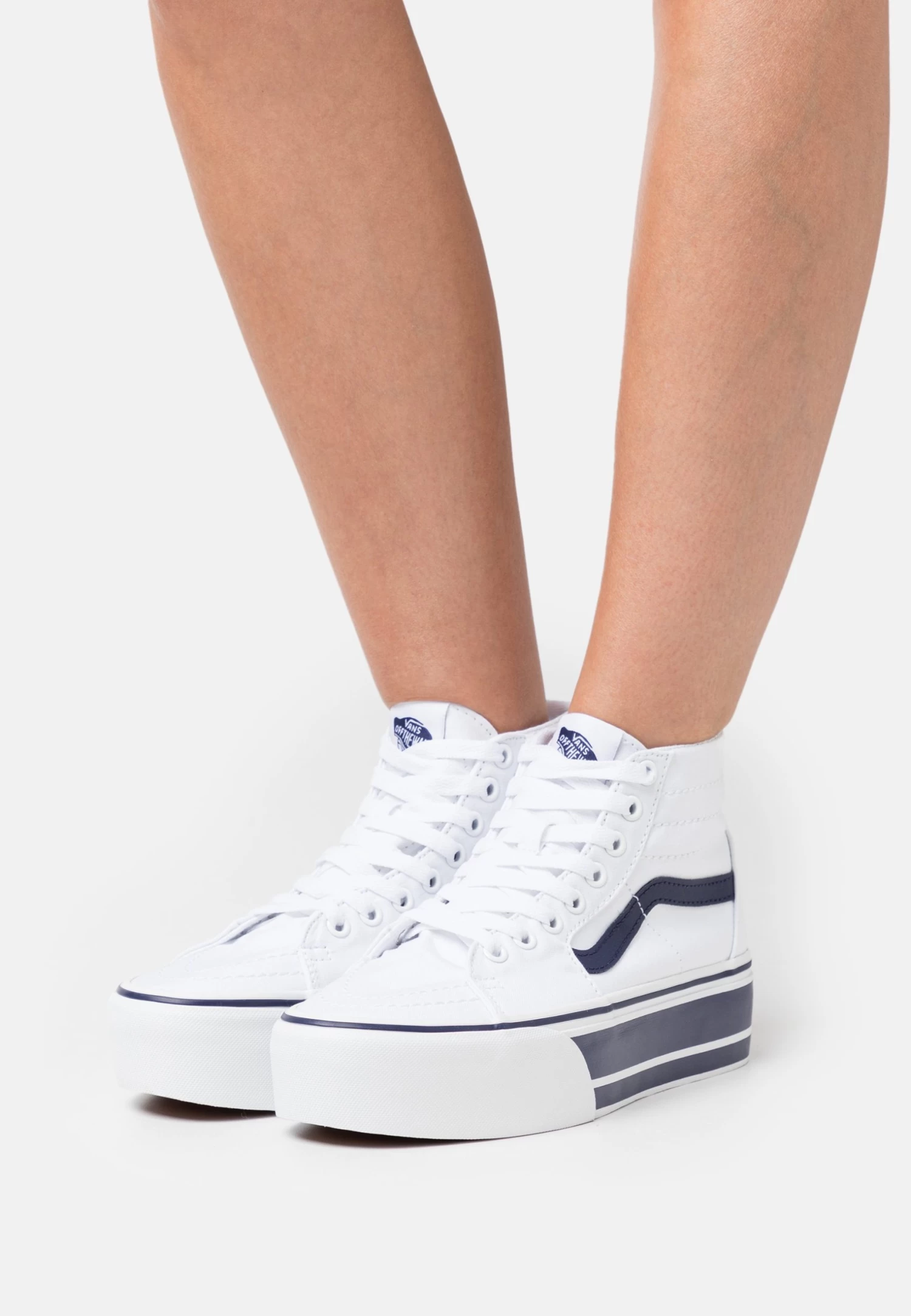 Vans Stackform - Sneakers Hoog - Navy/True White 1 Vans Stackform - Sneakers Hoog - Navy/True White