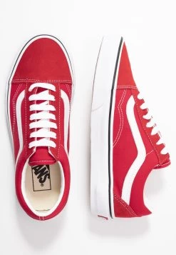 Vans Old Skool - Sneakers Laag - Racing Red/True White -Kleding Verkoop 6774cded251547dc9b49a9e5f3262ea9