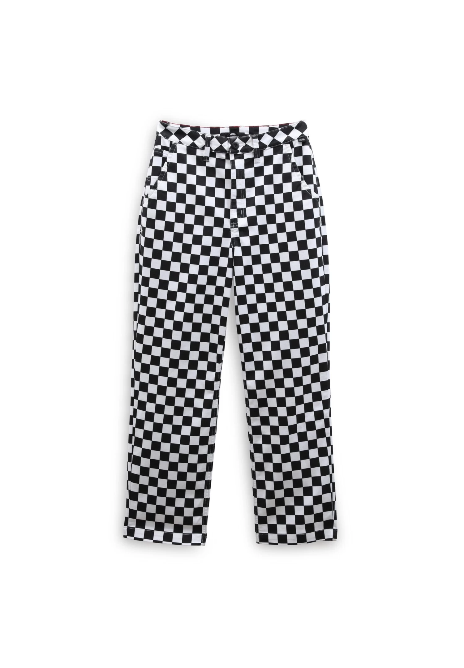 Vans Wm Authentic Wmn Chino Print - Broek - Checkerboard 1 Vans Wm Authentic Wmn Chino Print - Broek - Checkerboard