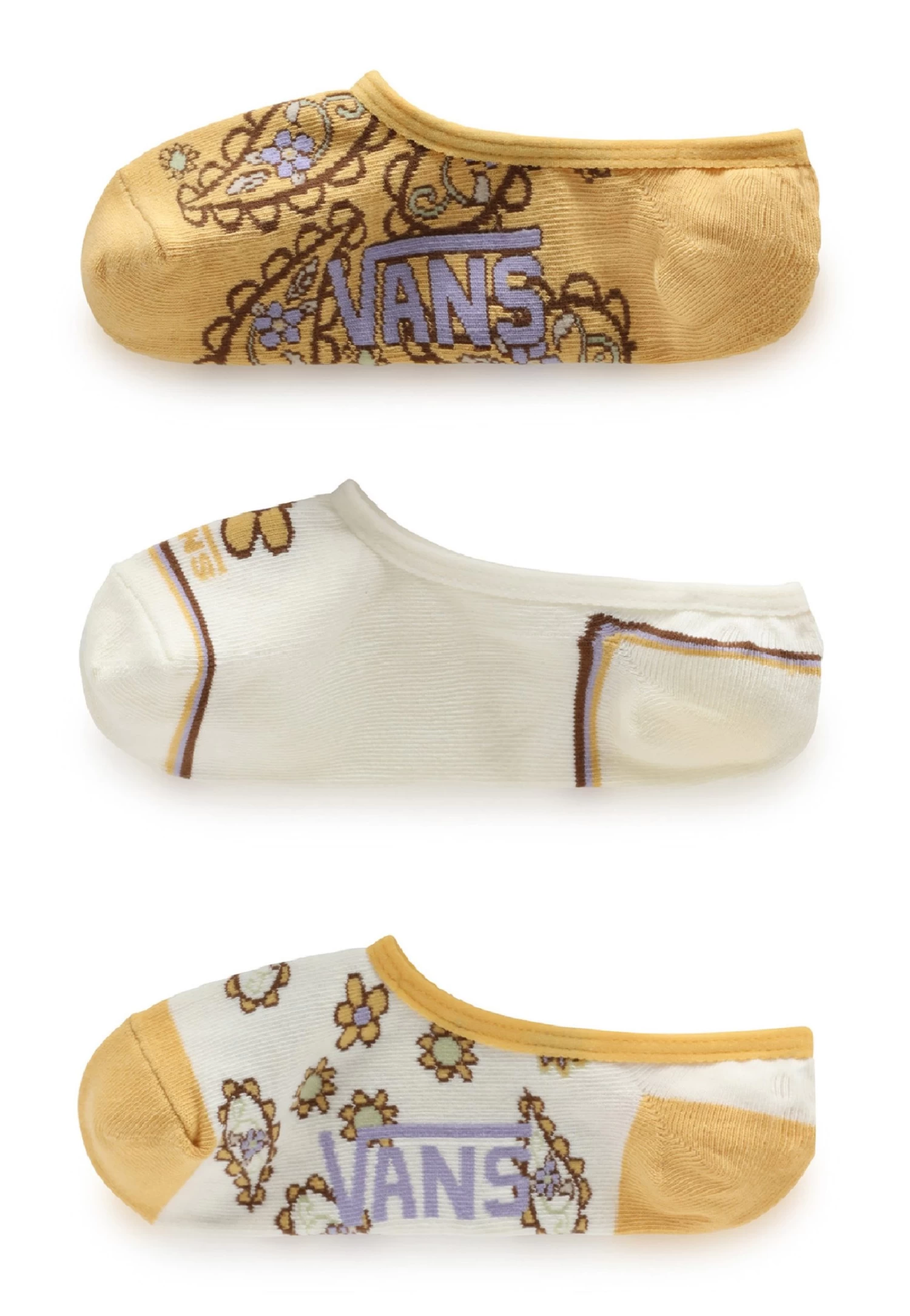 Vans Brookland Canoodle 3Pk - Enkelsokken - Marshmallow 1 Vans Brookland Canoodle 3Pk - Enkelsokken - Marshmallow