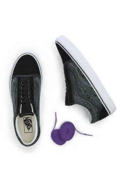 Vans Ua Old Skool Unisex - Sneakers Laag - Black Purple -Kleding Verkoop 75155bedbcef488b8bd82e0ec8d73e46