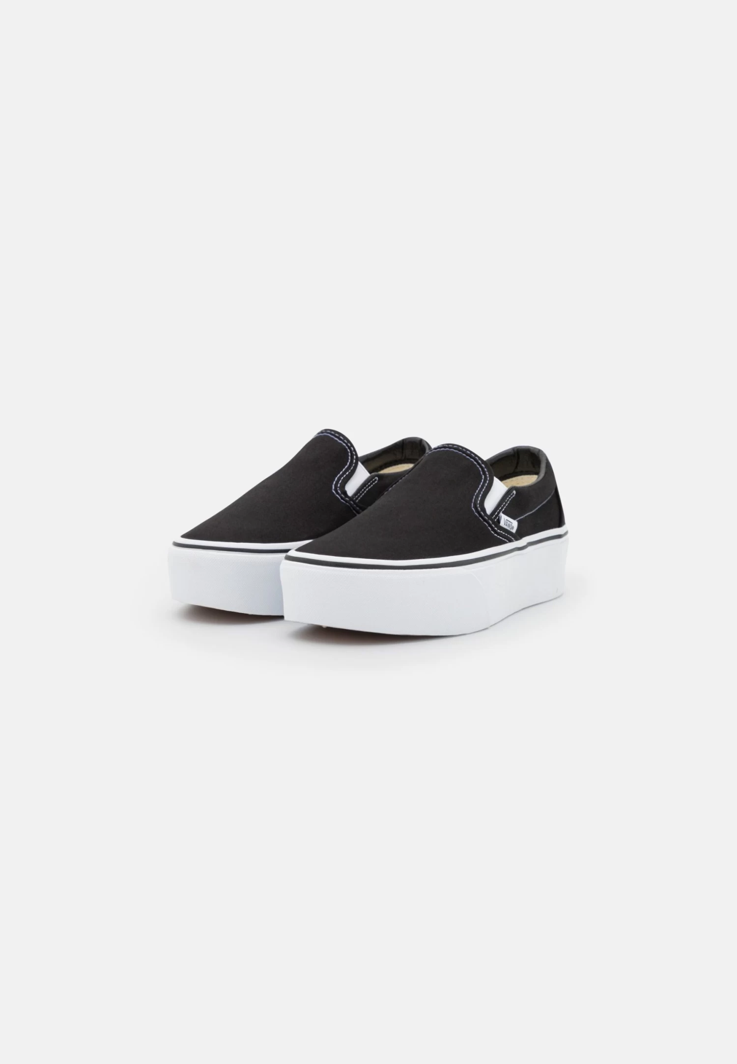 Vans Classic Stackform - Instappers - Black/True White 3 Vans Classic Stackform - Instappers - Black/True White - Afbeelding 3