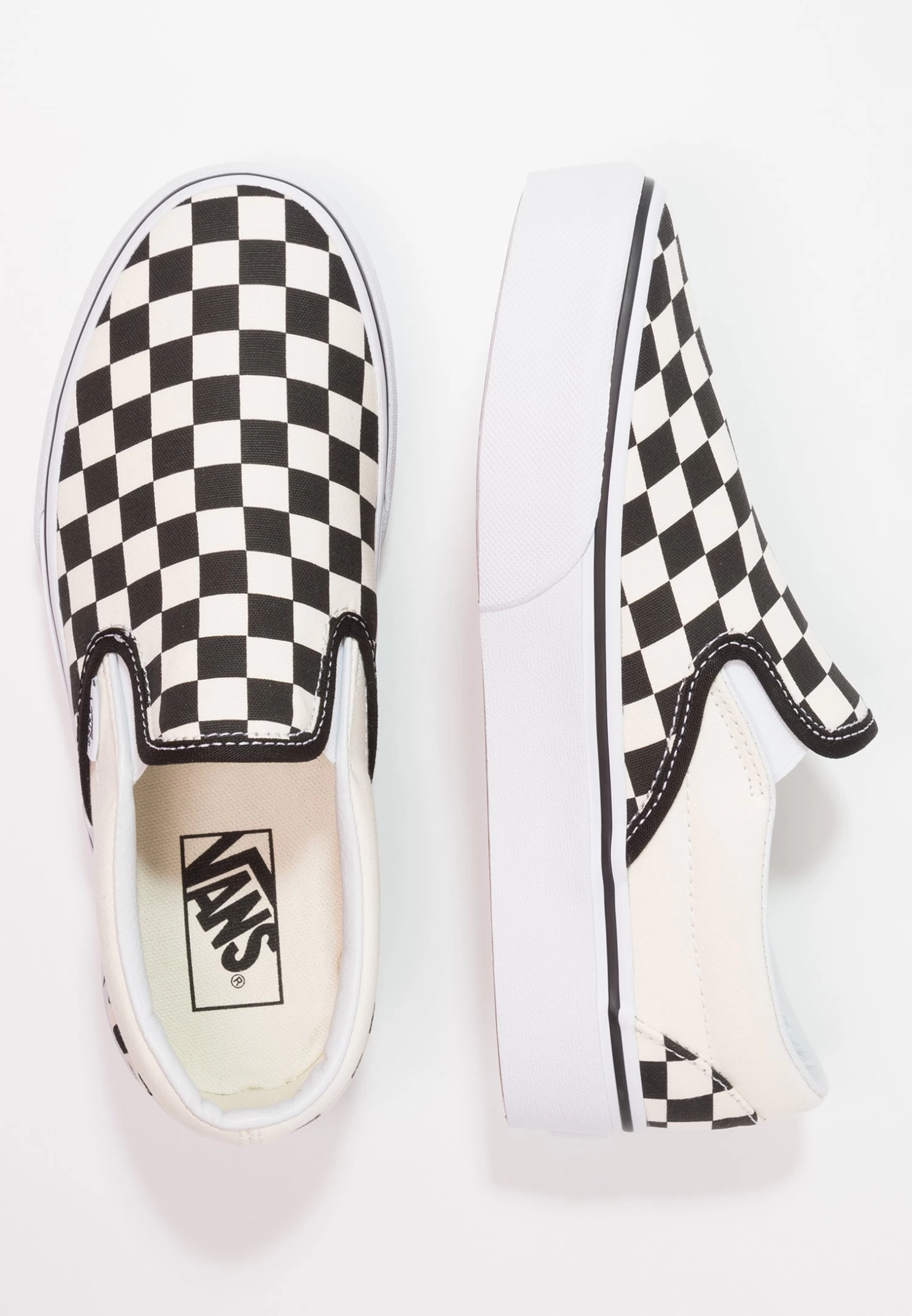Vans Ua Classic Slip-On Platform - Instappers - Black/White 5 Vans Ua Classic Slip-On Platform - Instappers - Black/White - Afbeelding 5