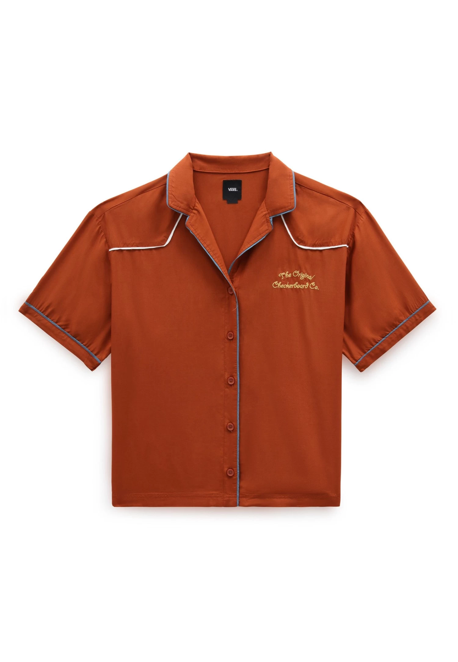 Vans Dusk Downer Ss - Overhemdblouse - Ginger Bread 1 Vans Dusk Downer Ss - Overhemdblouse - Ginger Bread