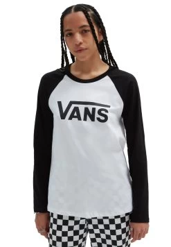Vans Flying V Everyday Raglan - Longsleeve - White Black