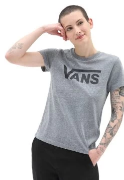Vans Flying V Crew- T-Shirt Print - Grey Heather
