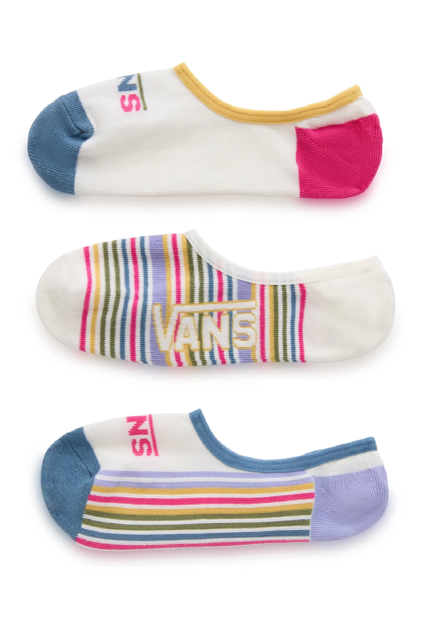 Vans Scout Stripe Canoodle 3Pk - Enkelsokken - Marshmallow 1 Vans Scout Stripe Canoodle 3Pk - Enkelsokken - Marshmallow