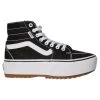 Vans Filmore Hi Tapered Platform - Sneakers Hoog - Black