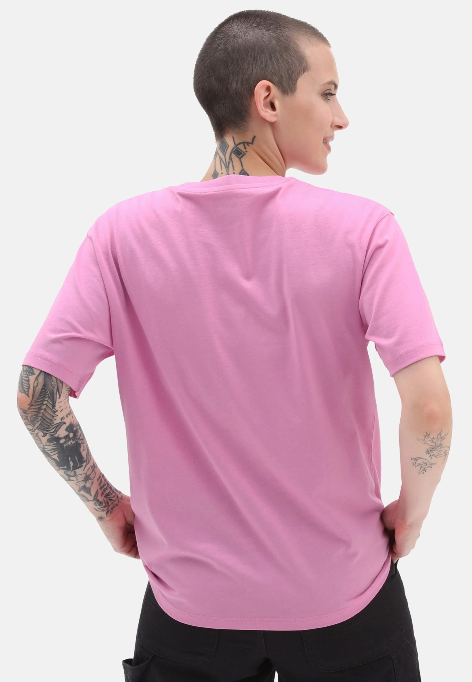 Vans Wm Classic - T-Shirt Basic - Medium Pink 2 Vans Wm Classic - T-Shirt Basic - Medium Pink - Afbeelding 2
