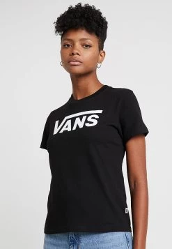 Vans Flying V Crew- T-Shirt Print - Black