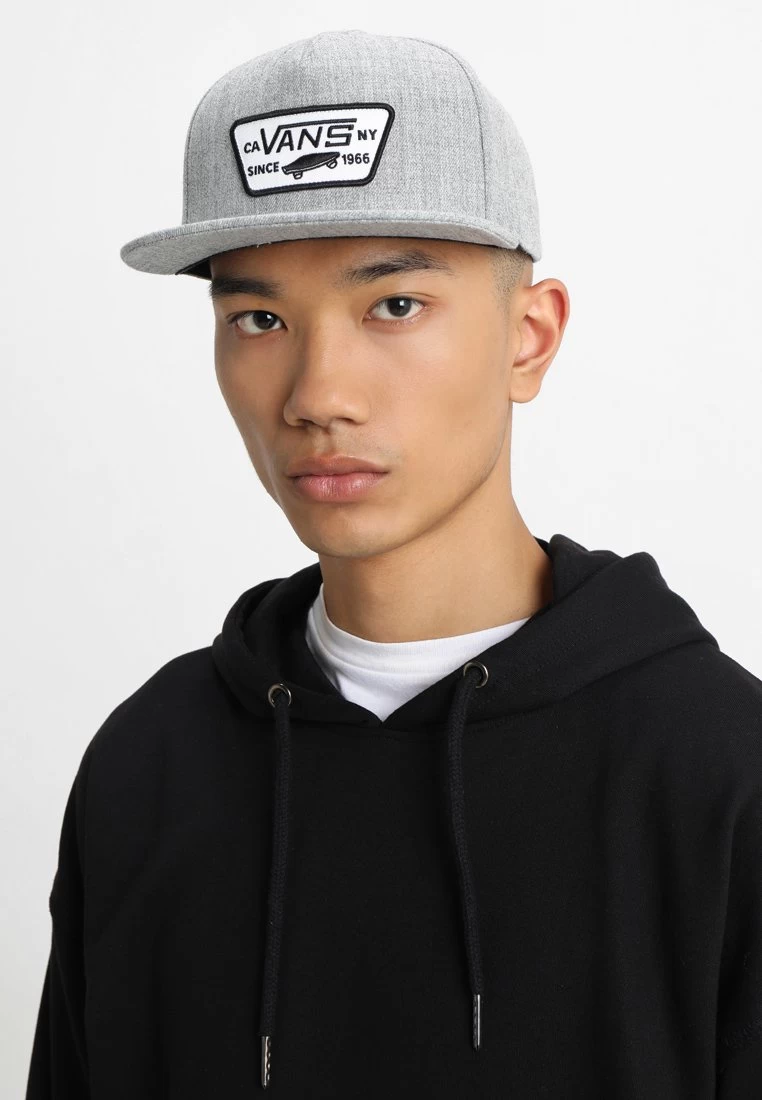 Vans Full Patch Snapback - Pet - Heather Grey 2 Vans Full Patch Snapback - Pet - Heather Grey - Afbeelding 2