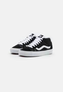 Vans Mid Skool 37 Unisex - Sneakers Hoog - Black/True White -Kleding Verkoop a107fba217c84350a74973c86398d9bf