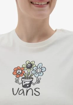 Vans Peace Pot - T-Shirt Print - White -Kleding Verkoop a13f419f6efc465ca5593445a5036bac