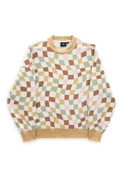 Vans Club Slouchy Crew - Sweater - Ochre -Kleding Verkoop a3f7174d0f154d82bc284f79749bf67f