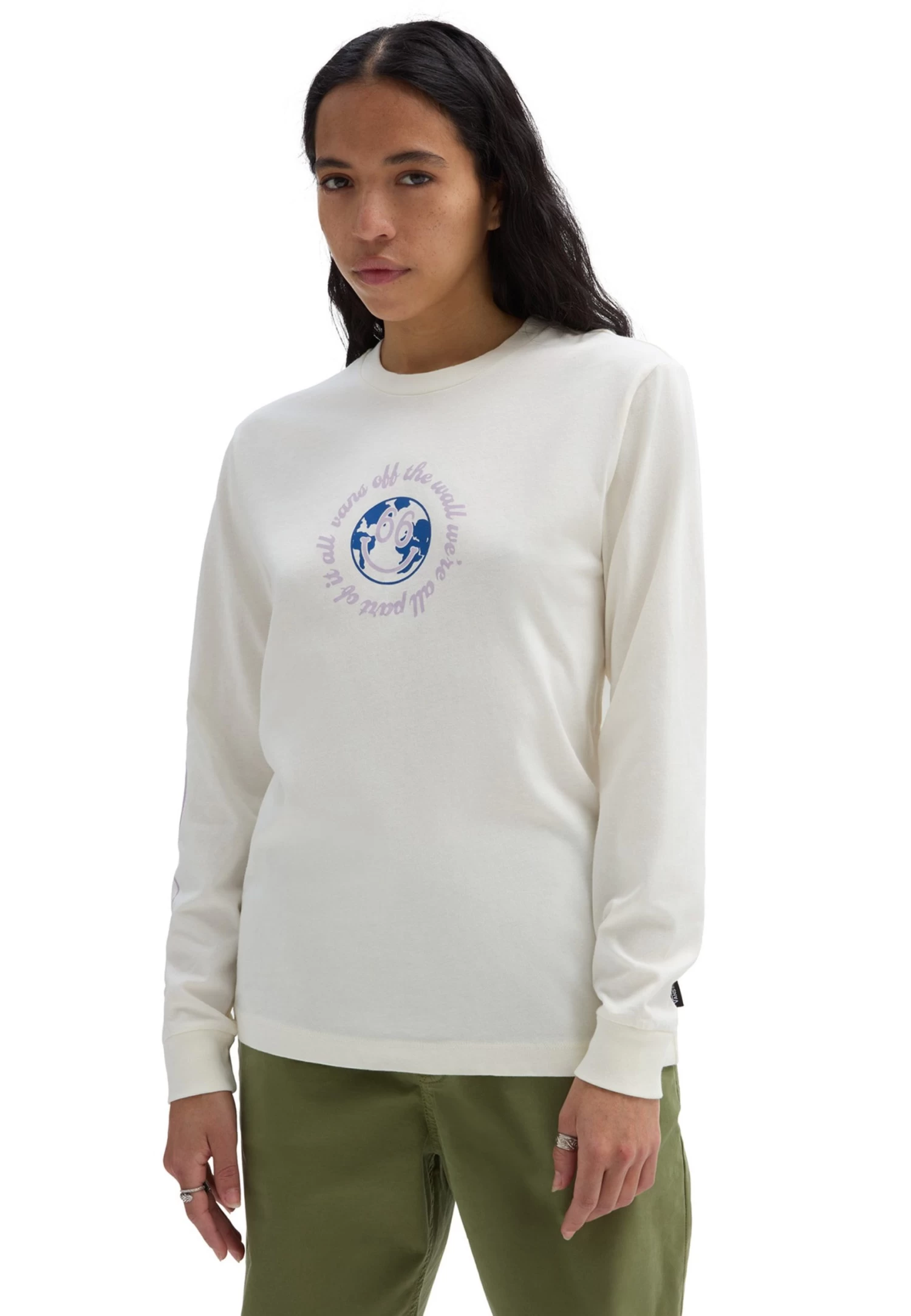 Vans Bliss 66 Bff - Longsleeve - Marshmallow 1 Vans Bliss 66 Bff - Longsleeve - Marshmallow