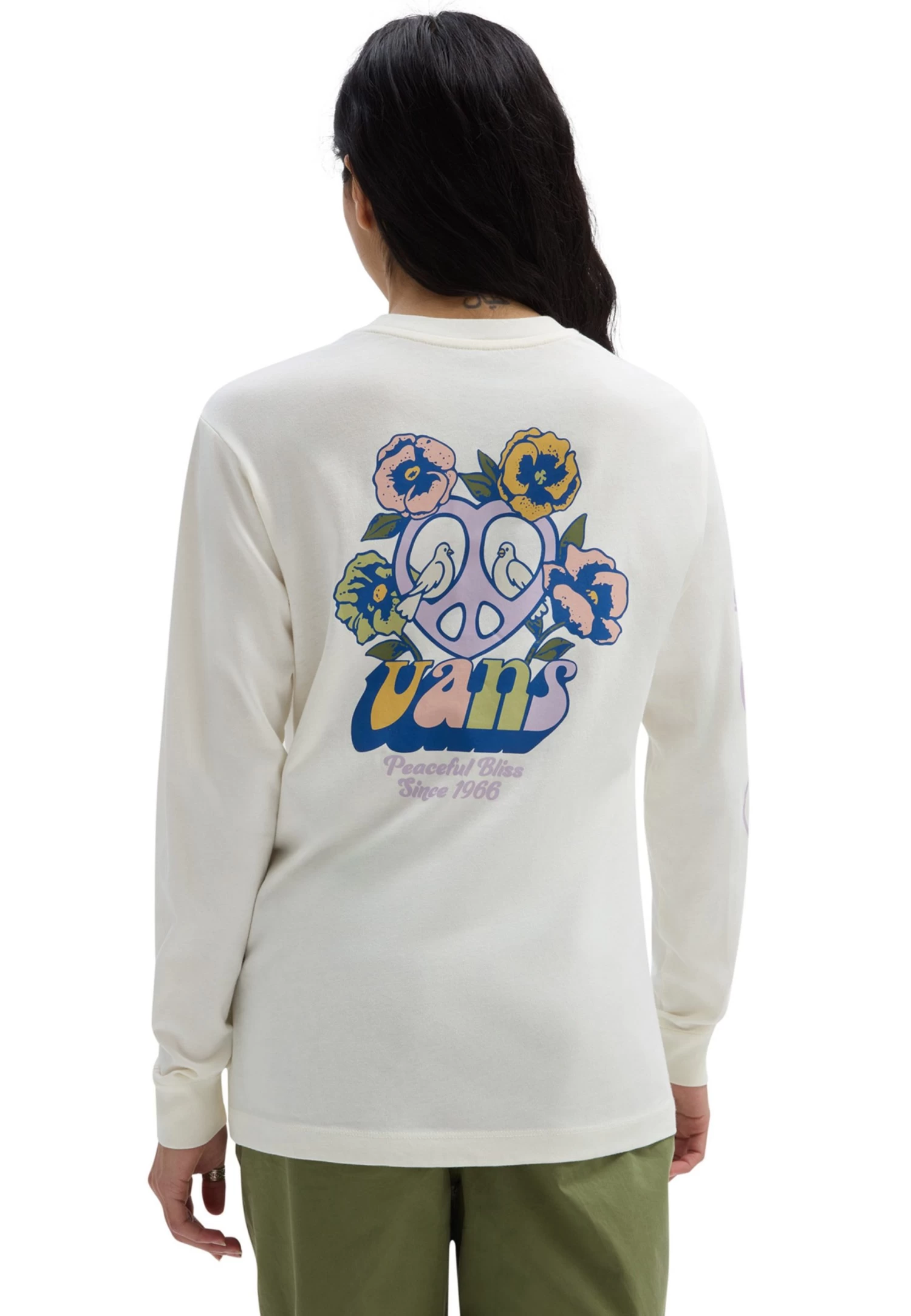 Vans Bliss 66 Bff - Longsleeve - Marshmallow 2 Vans Bliss 66 Bff - Longsleeve - Marshmallow - Afbeelding 2