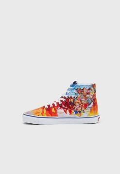 Vans X One Piece Sk8-Hi Unisex - Sneakers Hoog - Light Blue/White/Multi-Coloured -Kleding Verkoop b371b8d43fdd4cff9ec6090a8dbf4b51