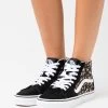 Vans Sk8 Hi Unisex - Sneakers Hoog - Black/White