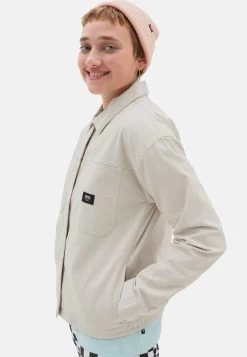 Vans Ground Work Shacket - Overhemdblouse - Light Beige -Kleding Verkoop bb151c1fff7e4891b1d32a32bdf1f140