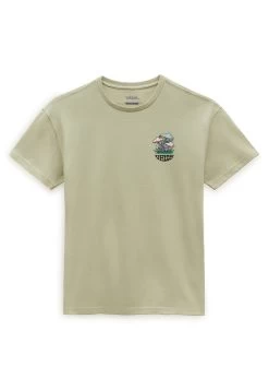 Vans Utopia Os Ss Mlx - T-Shirt Print - Medium Green -Kleding Verkoop beee83c90df24d968ec4c7b1105801ab