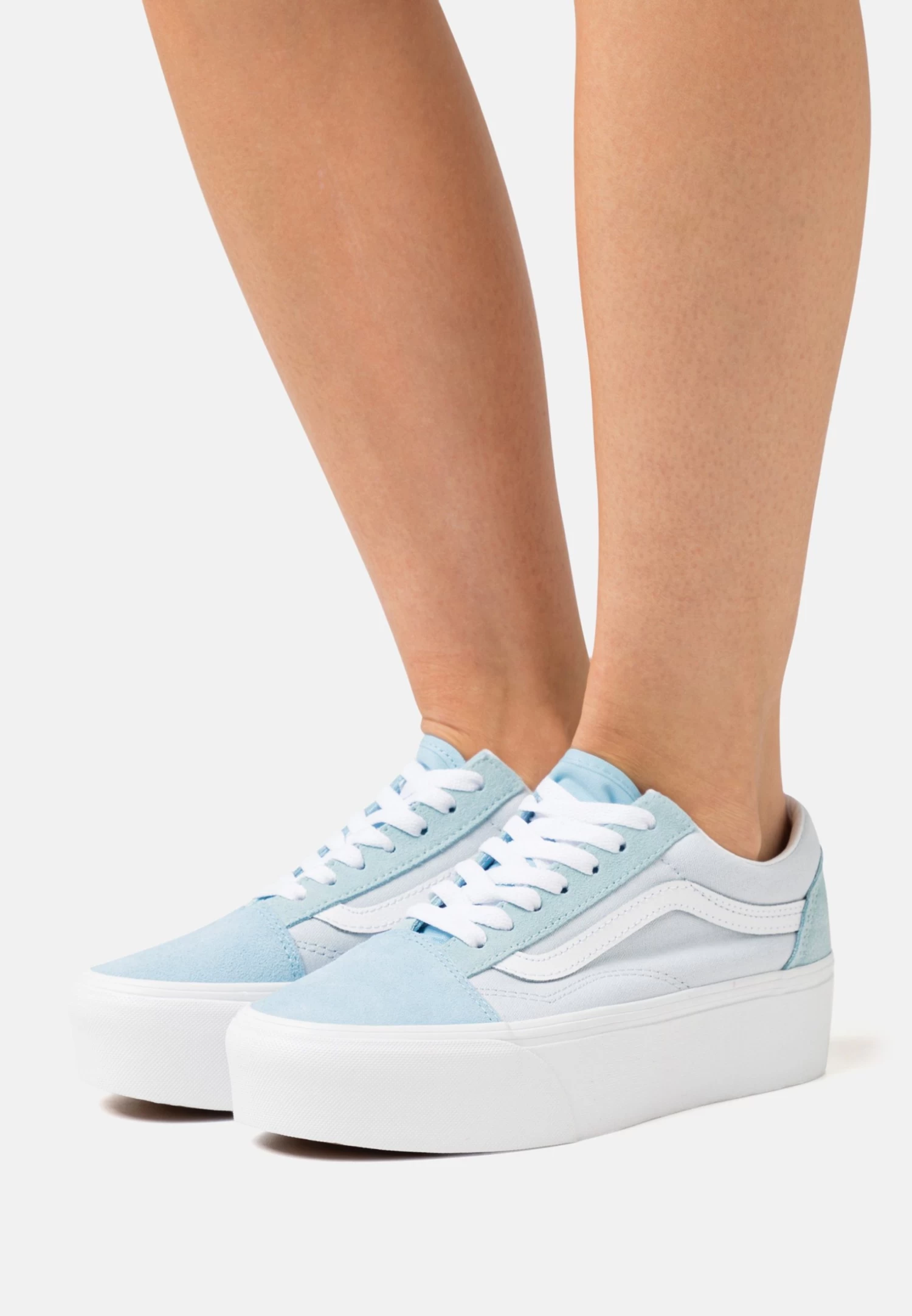 Vans Old Skool Stackform - Sneakers Laag - Color Block Blue 1 Vans Old Skool Stackform - Sneakers Laag - Color Block Blue