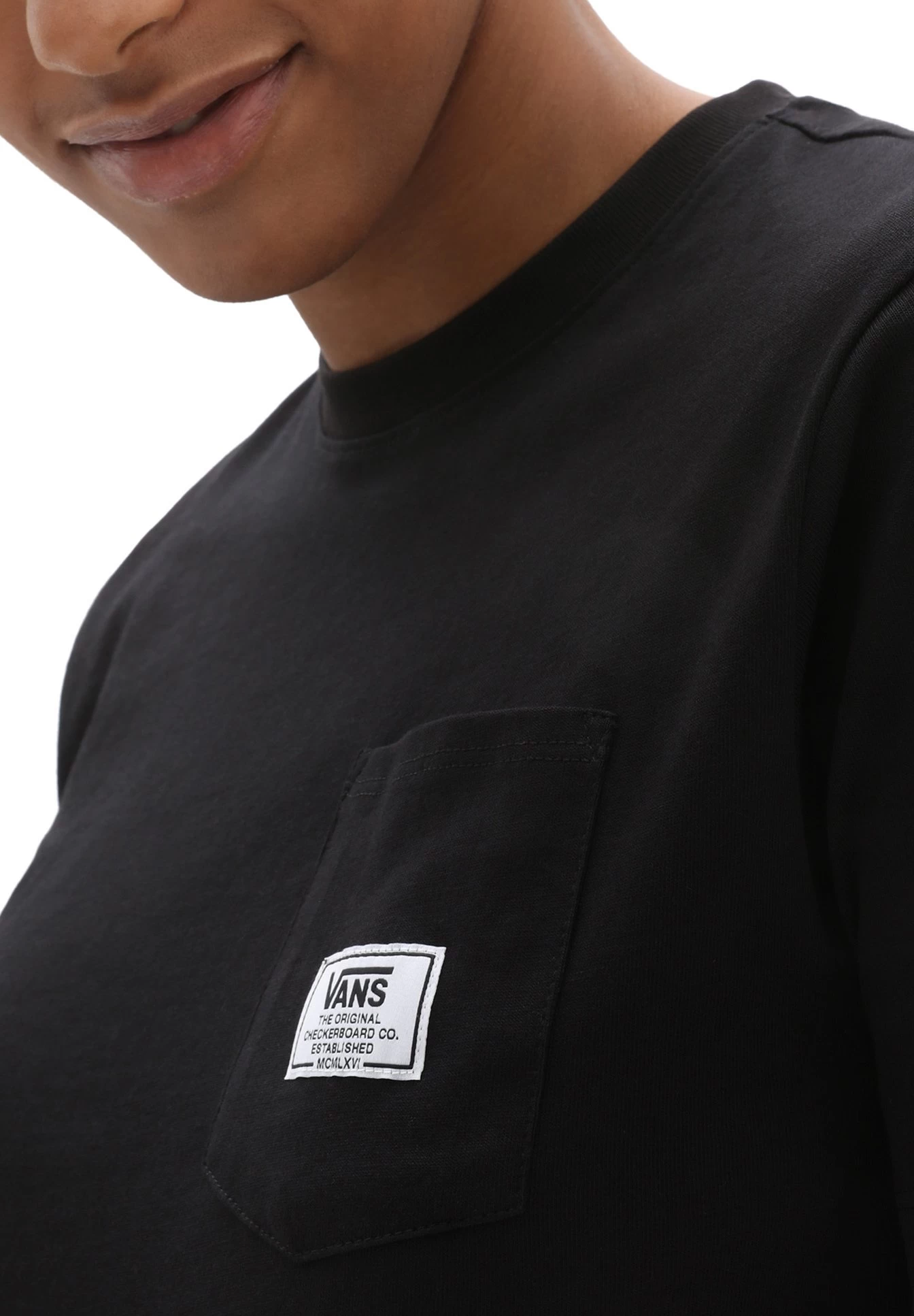 Vans Wm Classic - T-Shirt Basic - Black 3 Vans Wm Classic - T-Shirt Basic - Black - Afbeelding 3