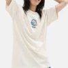 Vans Wave Ss Tee - T-Shirt Print - Natural