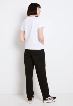 Vans Flying V Crew- T-Shirt Print - White -Kleding Verkoop c57574a3ee684e2eb8ec1761e7115f72